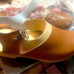 Brand new never worn worn brown clog from Europe
